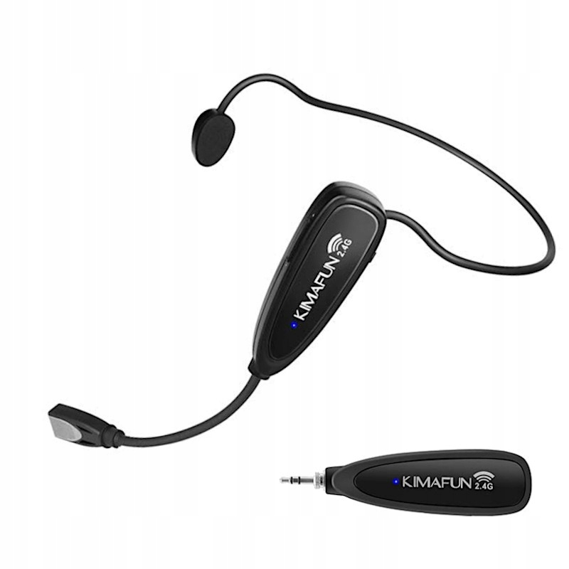 Bezprzewodowy mikrofon nagłowny KIMAFUN KM-G100-1