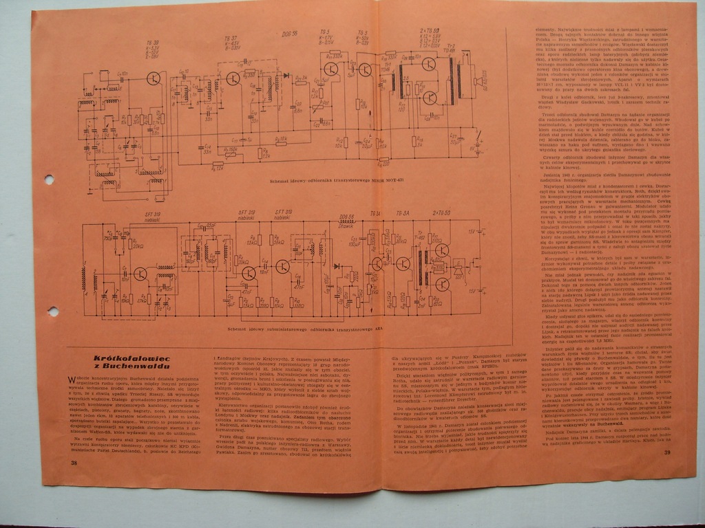 Schemat ideowy odbiornika ARA i MINOR MOT-631