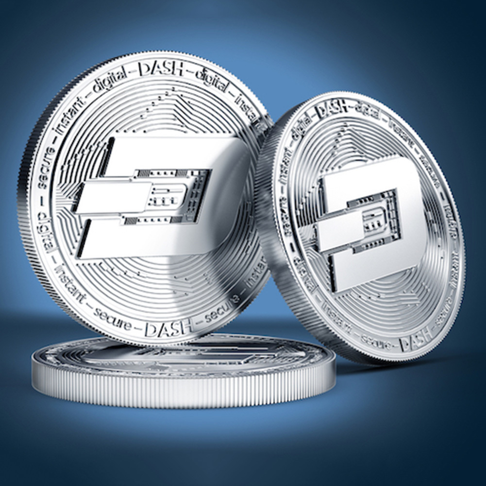 DASH | Srebrna moneta | WYSYŁKA Z POLSKI [bitcoin