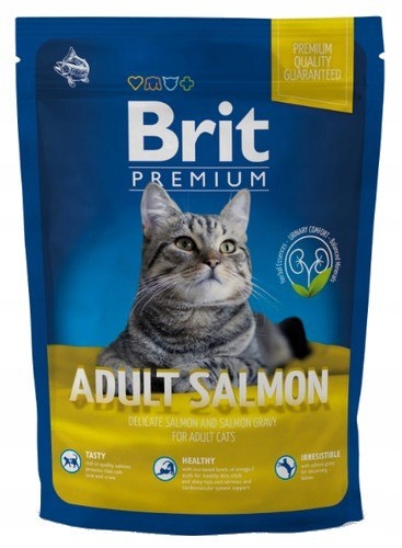 Brit Premium Cat New Adult Salmon 800g
