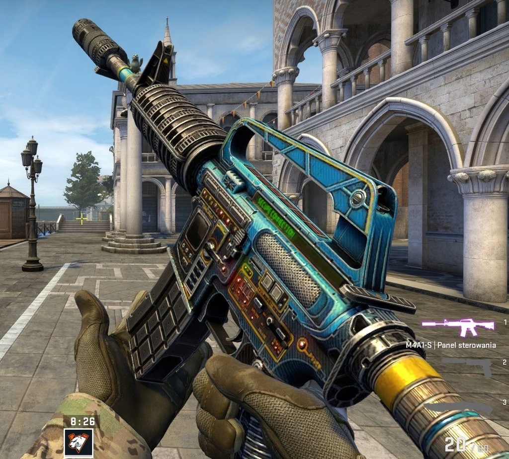 CS:GO M4A1-S Panel sterowania Control FT STEAM