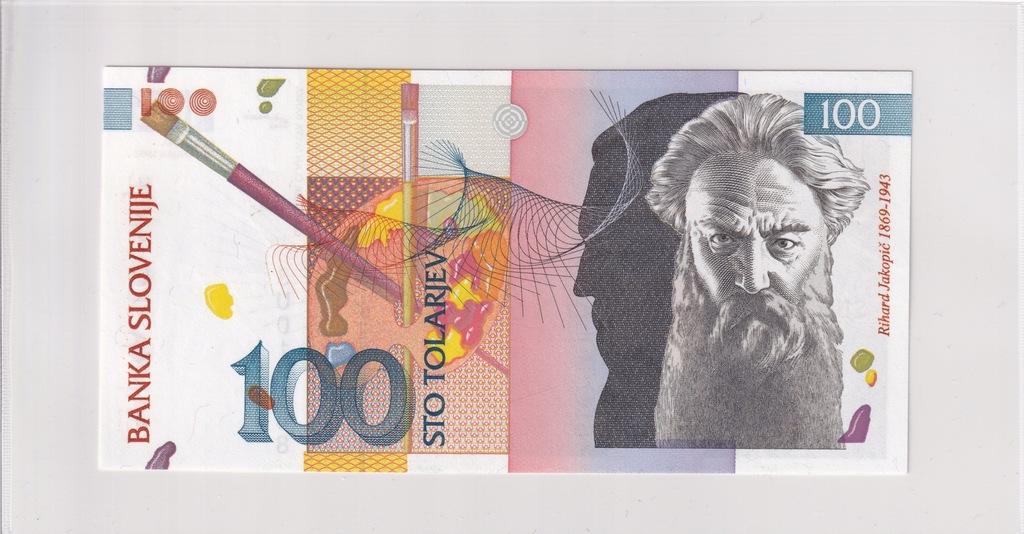 100 Tolarjev Słowenia 1992 P#14 UNC