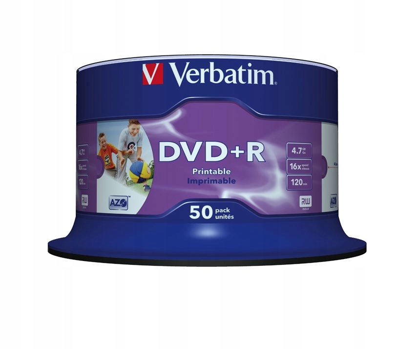 Płyta DVD Verbatim 43512 (4,7GB; 16x; 50szt.;