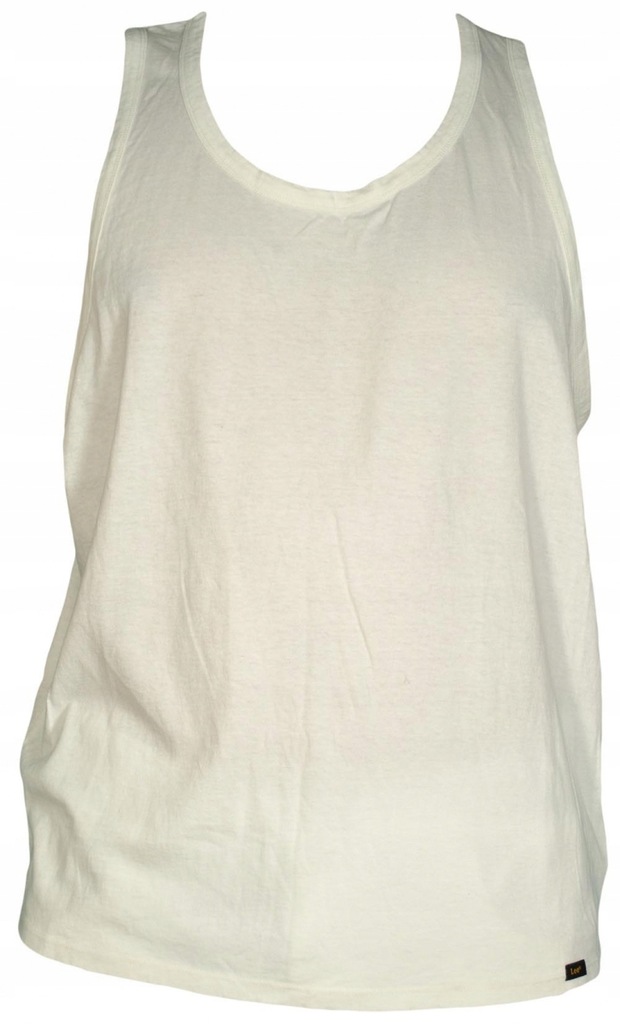 LEE koszulka meska WHITE sleeveless CASUAL _ M 38