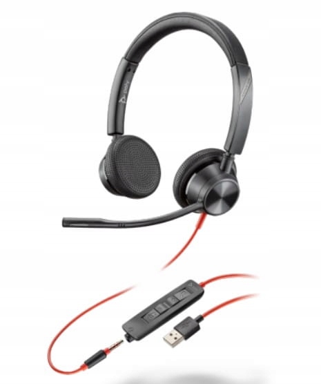 Słuchawki Plantronics Blackwire 3325-M Jack+ USB-A