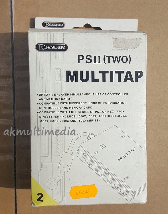 Multitap 4 pady Playstation 2 PS2 nowy