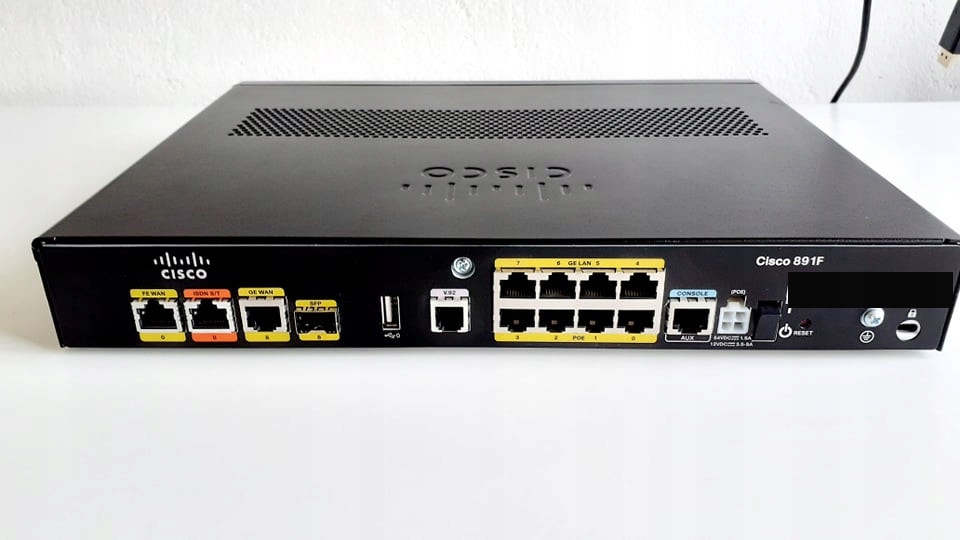 Router Cisco 891F-K9 + Zasilacz