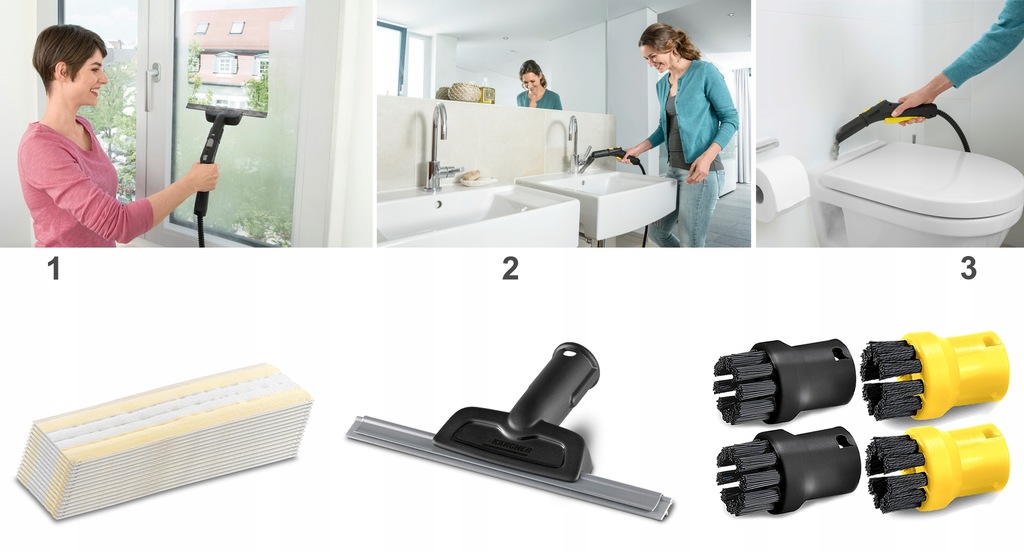 KARCHER SC 4 PAROWNICA ZESTAW OKNA +KOŃCÓWKI FUGA 9587670362