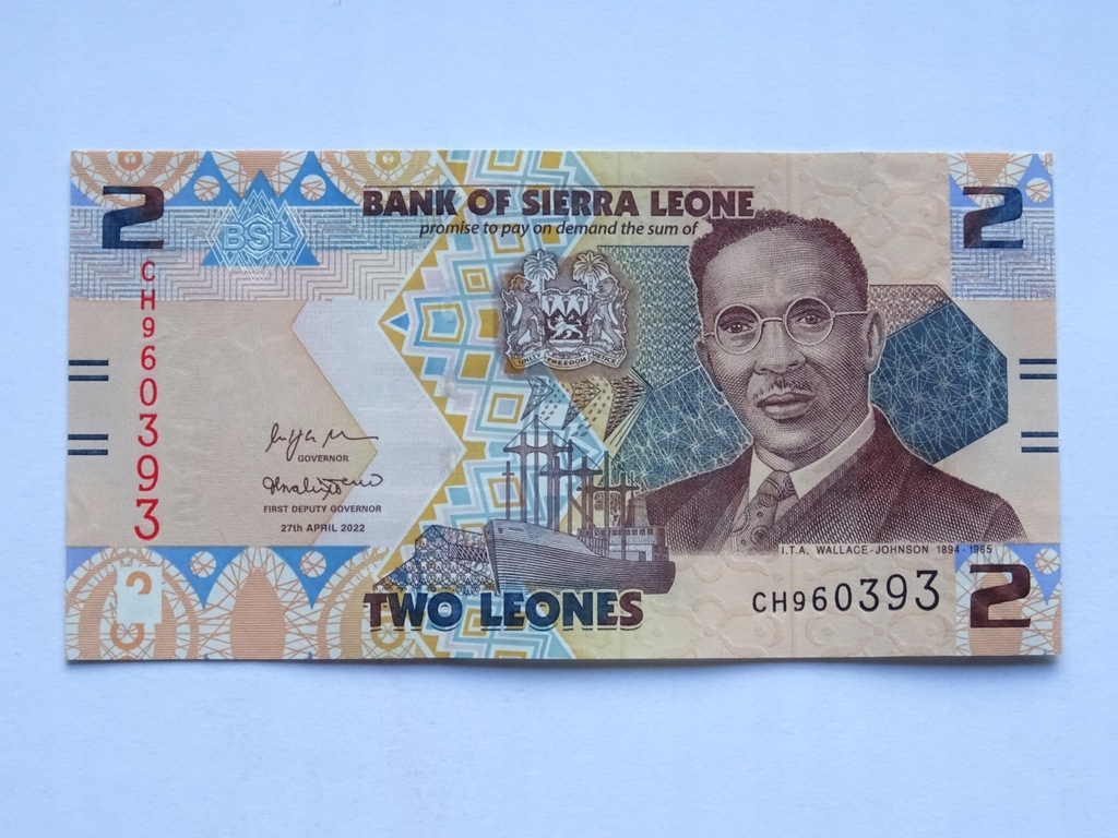 Srierra Leone 2 leones 2022 -C253