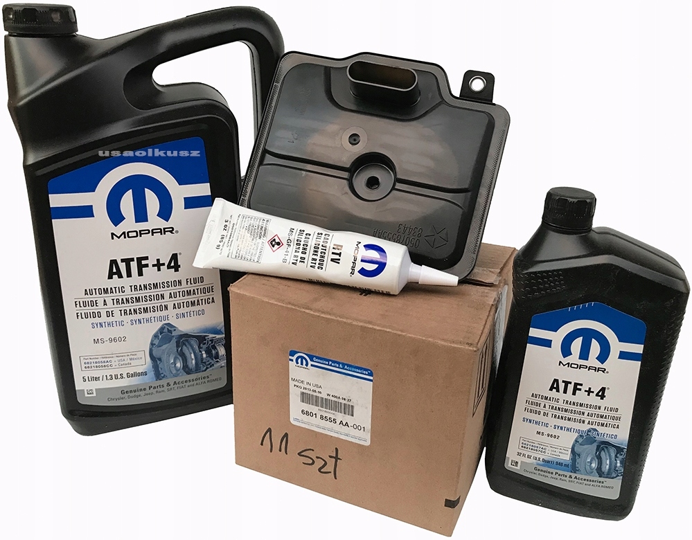 Filtr + olej MOPAR ATF+4 Chrysler Sebring 2007-