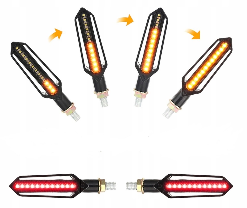 DYNAMICZNE KIERUNKOWSKAZY PŁYWAJĄCE + STOP LED