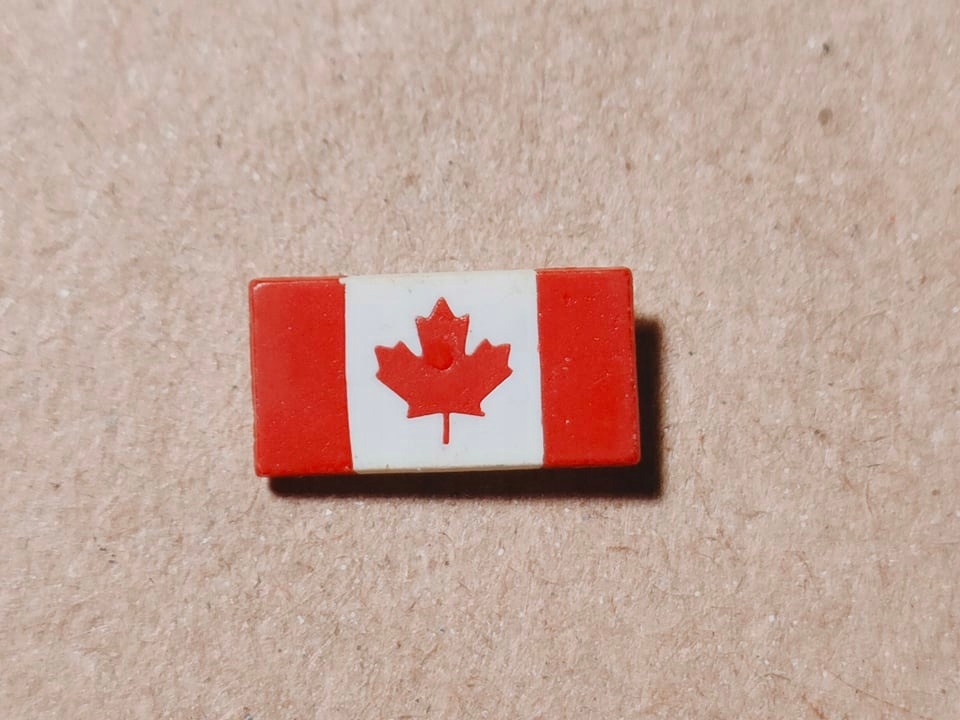 Kanada flaga przypinka odznaka liść klonu