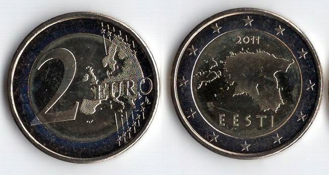 ESTONIA 2011 2 EURO