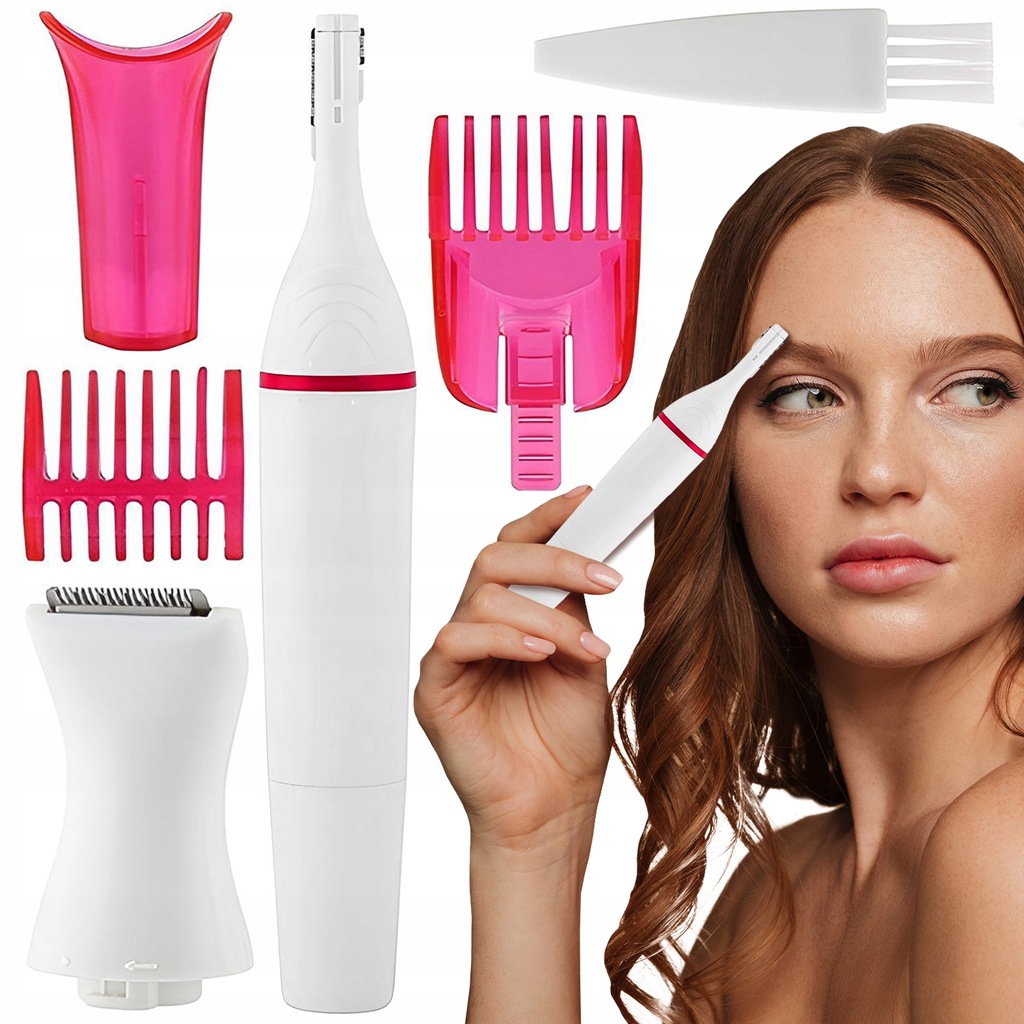 TRYMER DO CIAŁA DEPILATOR TWARZY BRWI BIKINI 5w1 12837242064