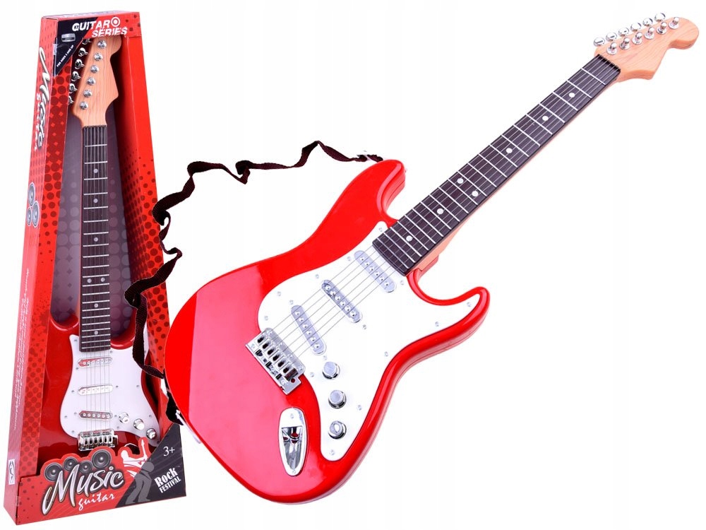 Gitara elektryczna rockowe brzmienie zabawa IN0094 7644080825