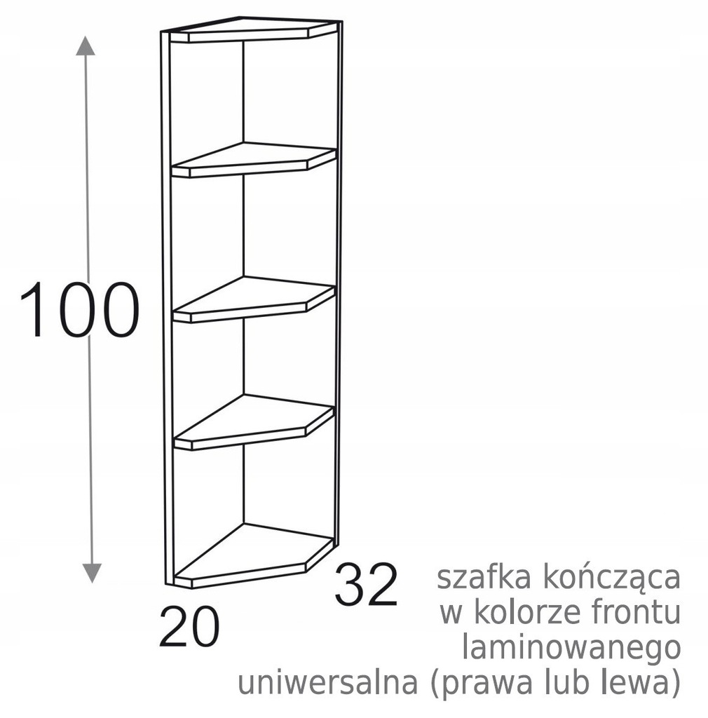 Szafka Kuchenna Lara Kolor Dab Sonoma Meble Okmed Meble Kuchenne