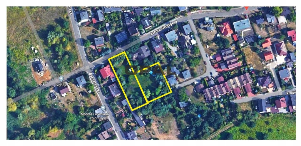 Działka, Katowice, Piotrowice Ochojec, Piotrowice, 3615 m²