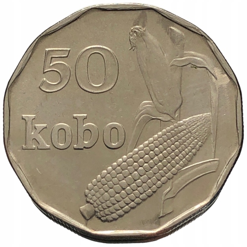 56802. Nigeria - 50 kobo - 1991r.