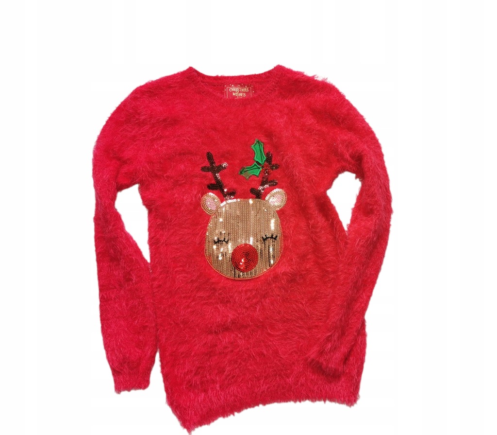 PRIMARK * Świąteczny sweterek z Reniferem 12-13 L 158 cm