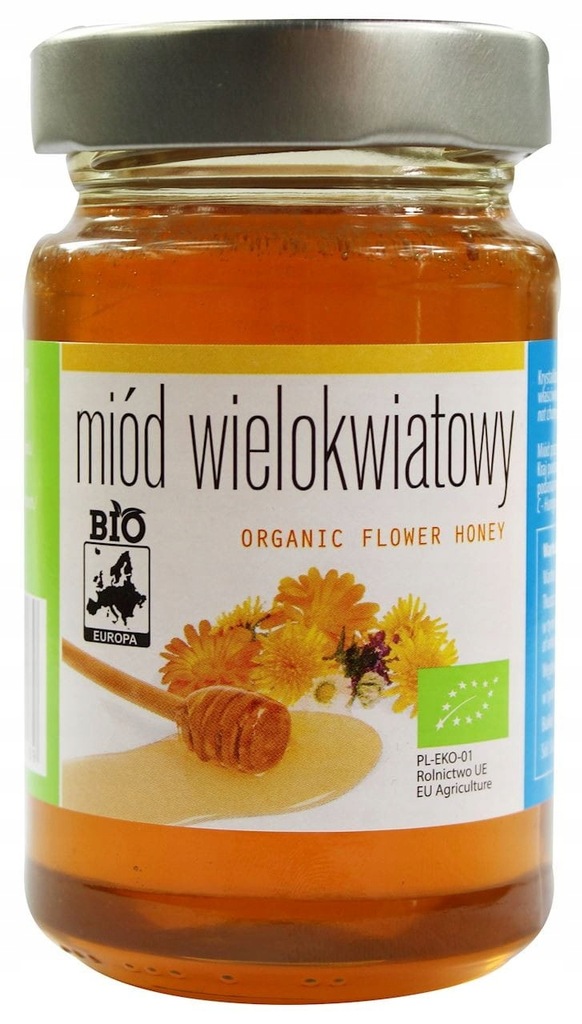 MIÓD WIELOKWIATOWY BIO 300 g - BIO EUROPA