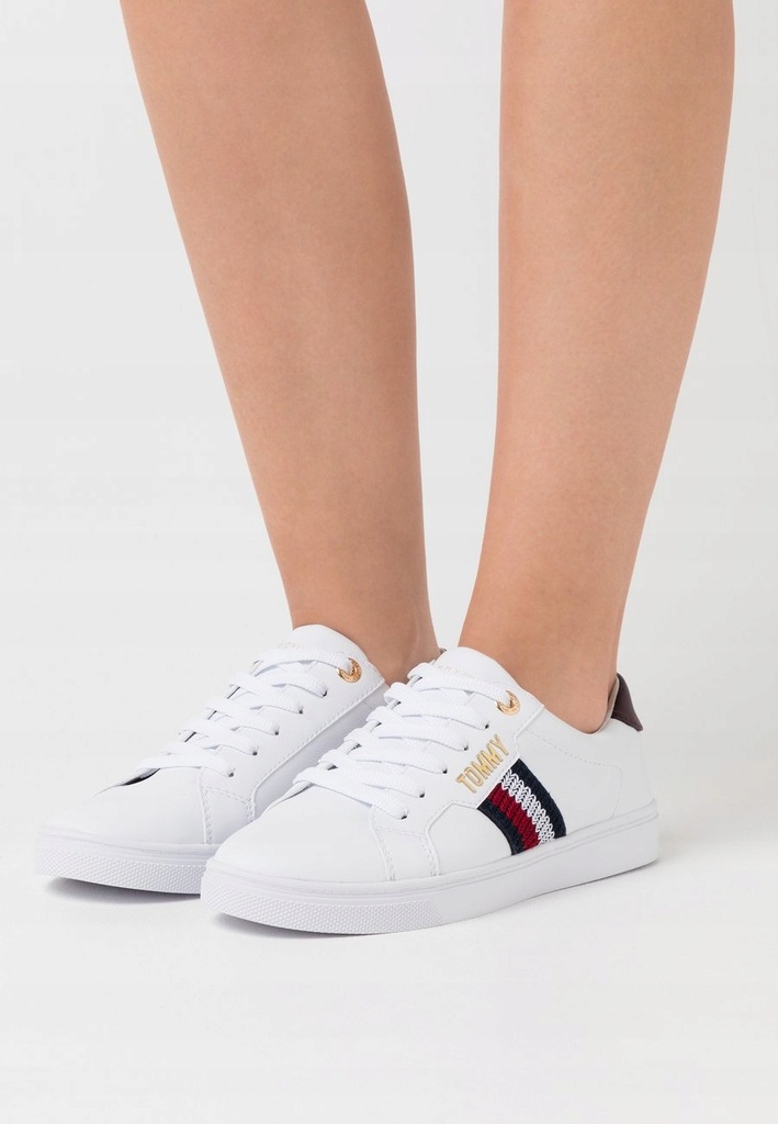 TOMMY HILFIGER LACE UP DAMSKIE TRAMPKI 39 1BKC