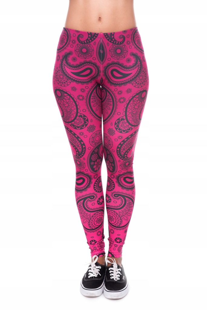 Leginsy Legginsy damskie getry sportowe fitness ba