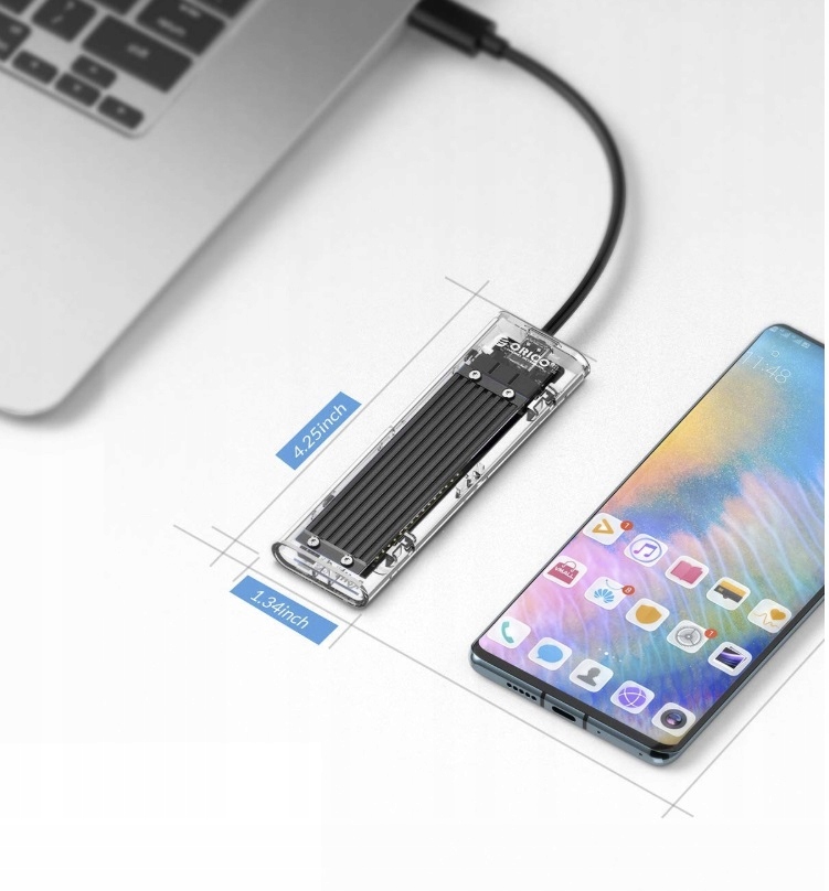 Купить Корпус твердотельного накопителя NVME USB-C 3.1 gen2 MacBook Mac: отзывы, фото, характеристики в интерне-магазине Aredi.ru