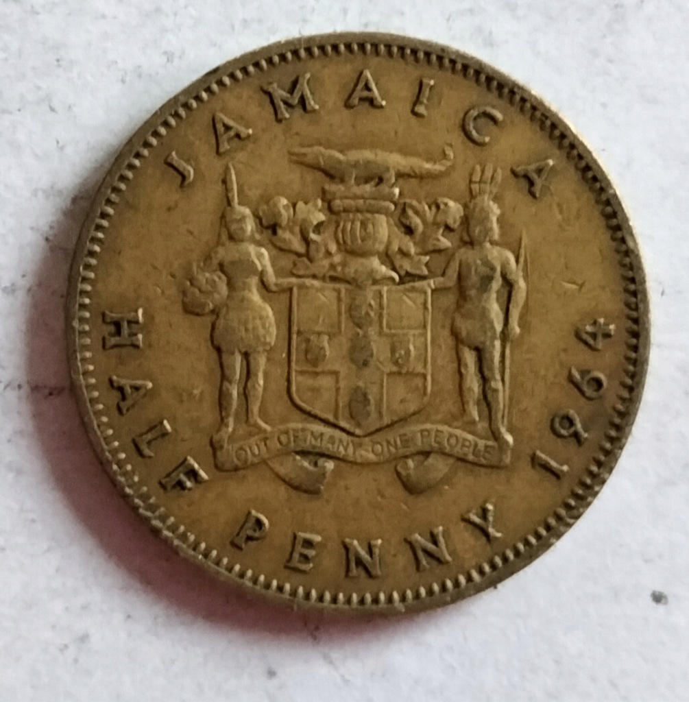 moneta Jamajka 1/2 penny 1964 Elżbieta