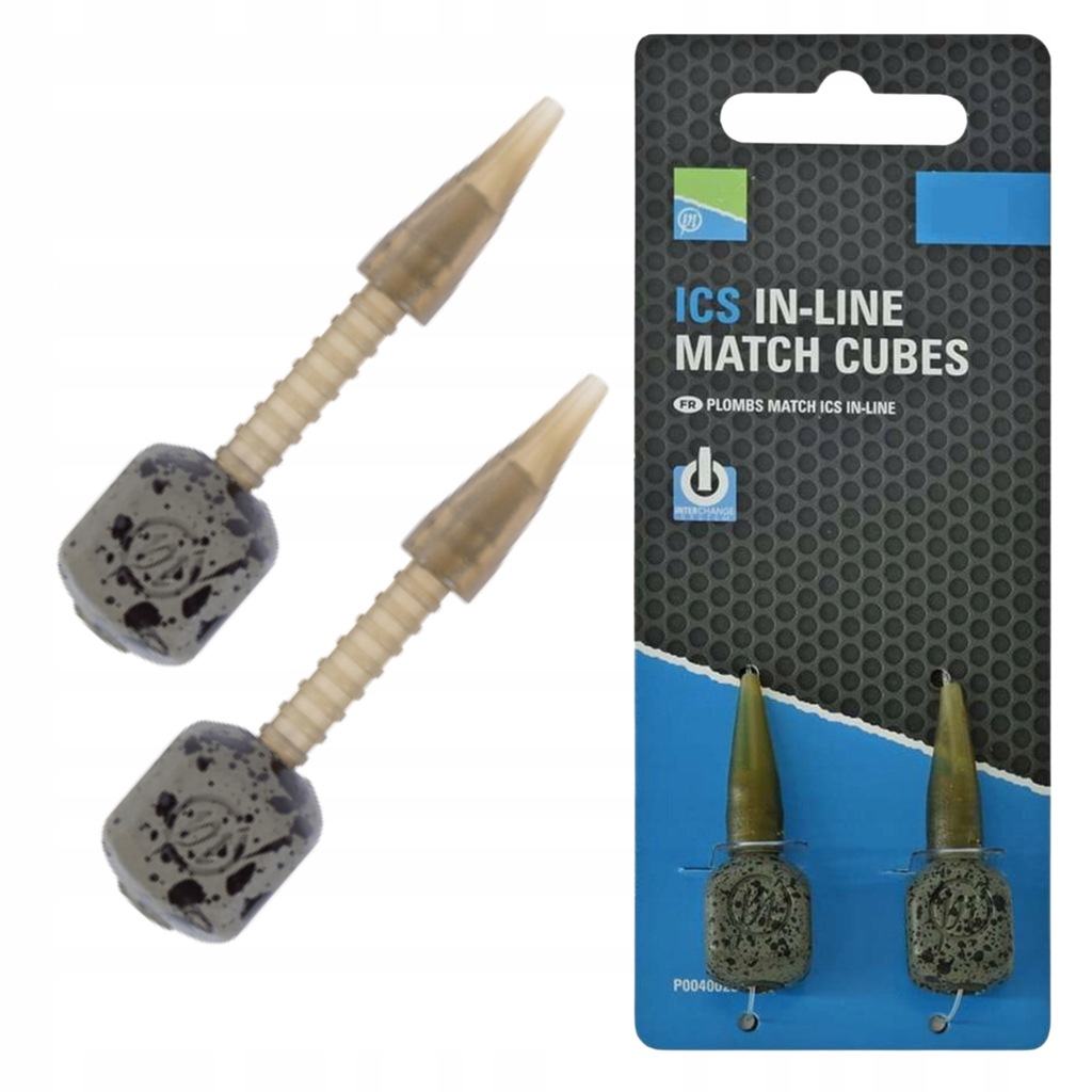 Ciężarek Feeder Bomb Preston ICS In-Line Match Cubes 15g 2szt