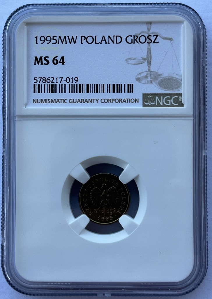 1 grosz 1995 - NGC MS 64