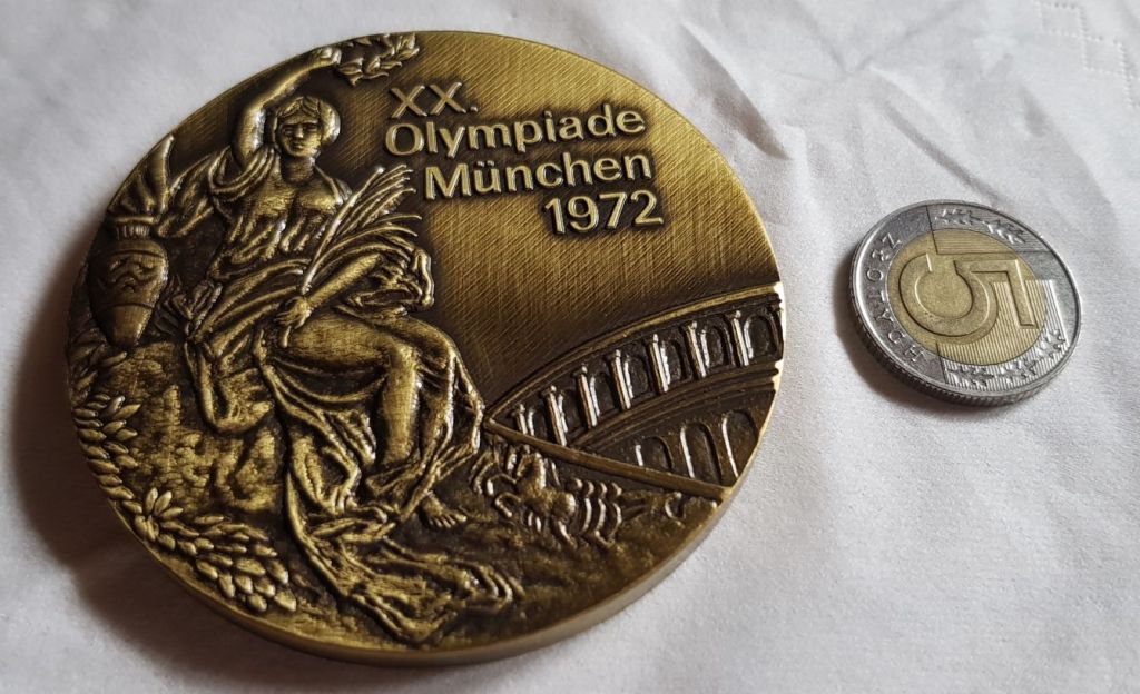 Medal Monachium 72 - oficjalna replika od G.Lato.