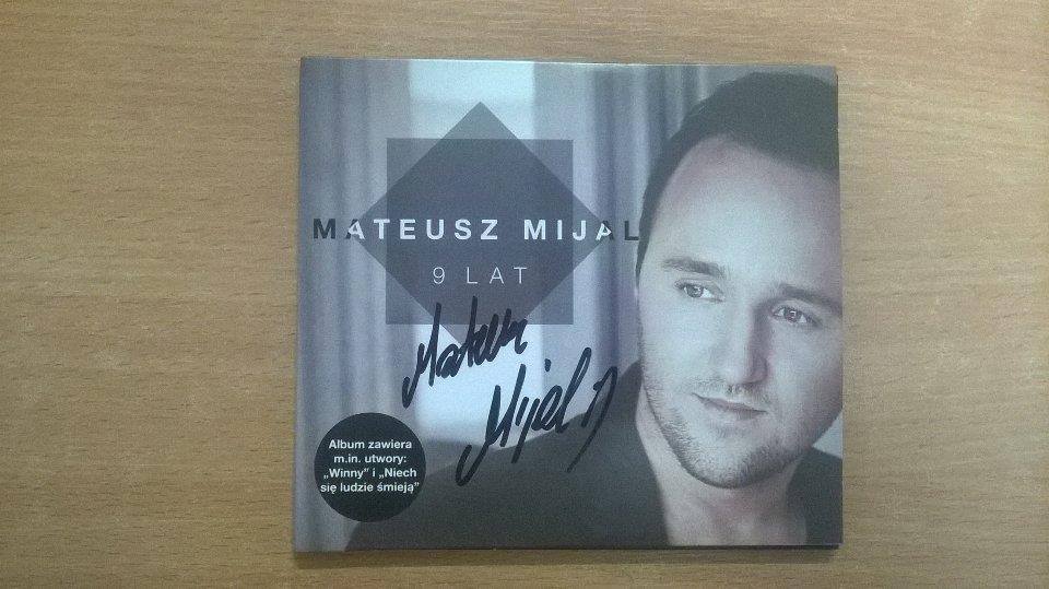 Mateusz Mijał płyta z autografem!