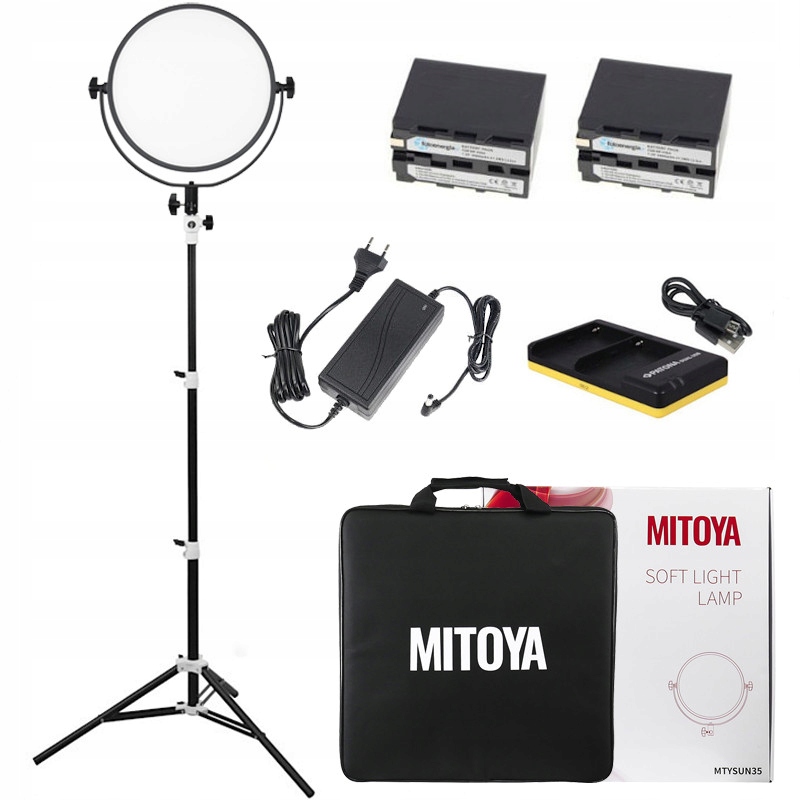 LAMPA SOFT LED SŁONECZKO MITOYA SUN35 ZE STATYWEM