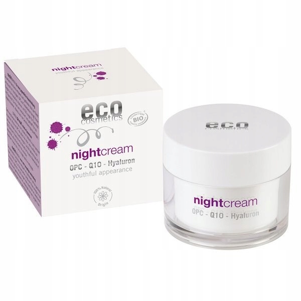Eco Cosmetics ECO NIGHT Krem na noc z OPC, Q10 i k