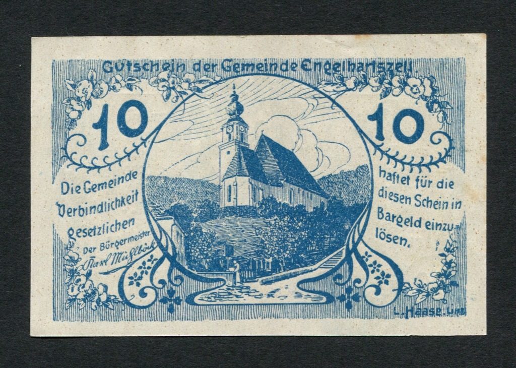 10 Heller Austria 1920 Notgeld -UNC