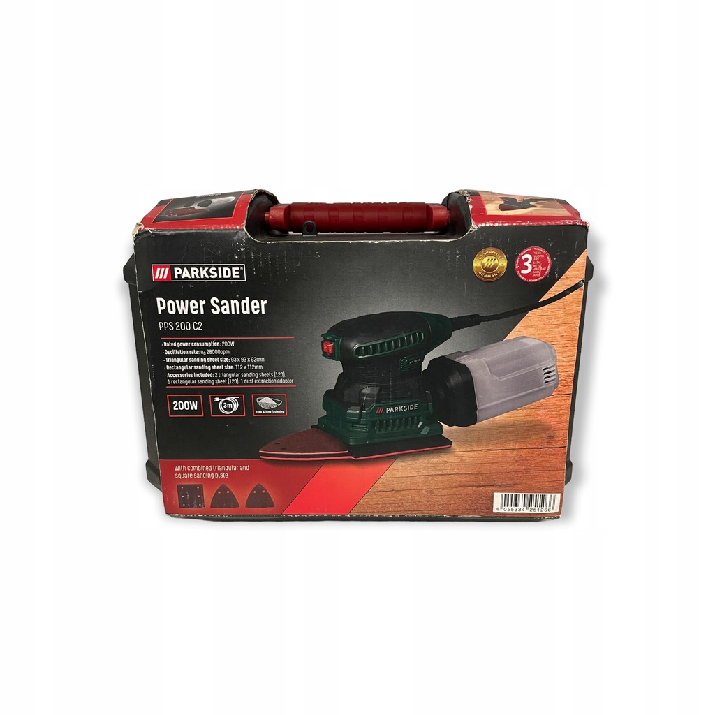 Szlifierka wielofunkcyjna Parkside PPS 200 C2 12694383667 oficjalne