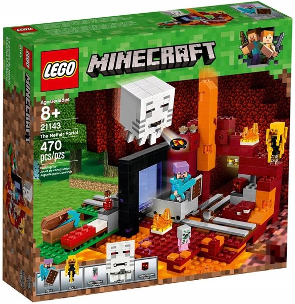 LEGO MINECRAFT 21143 Portal do Netheru