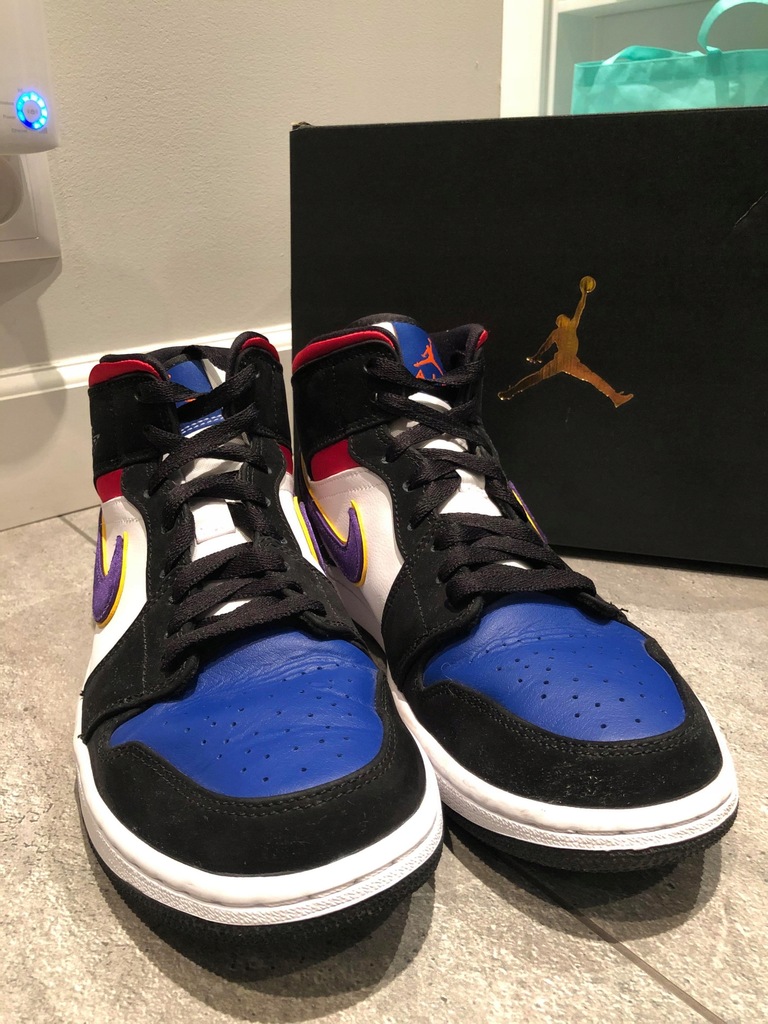 air jordan 1 mid se top 3 lakers