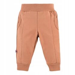 Spodnie dla chłopca beżowe bawełniane Eevi Jump