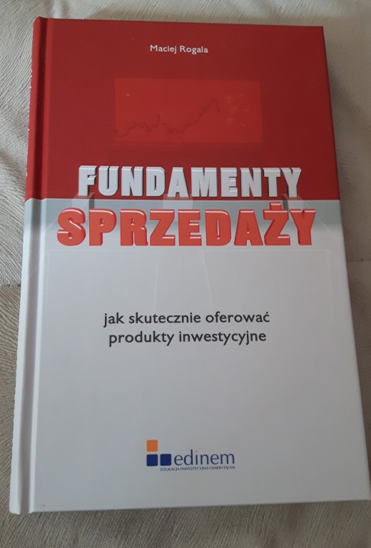 KSIĄŻKA FUNDAMENTY SPRZEDAŻY, MACIEJ ROGALA, TANIO