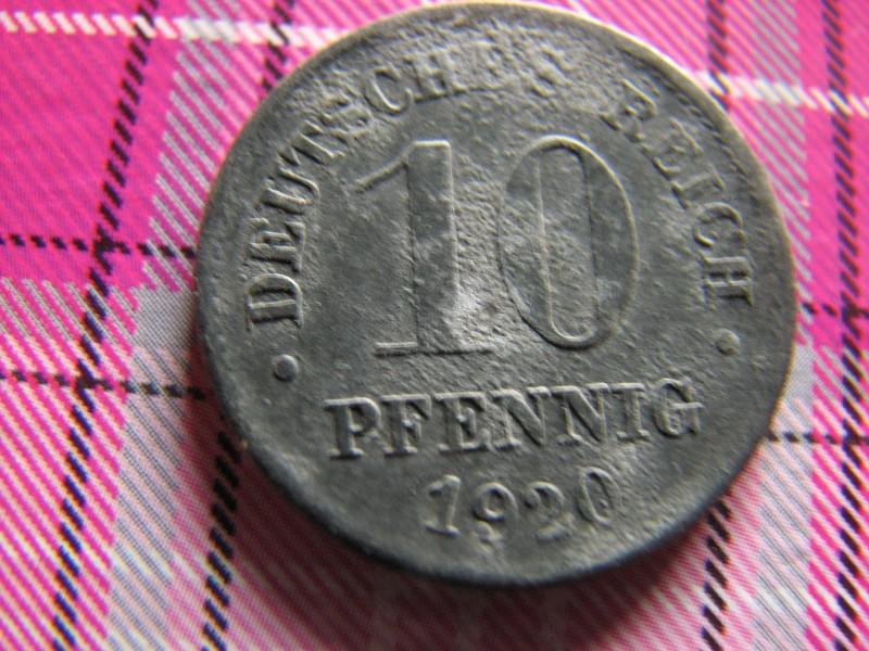 10 PFENNIG 1920 NIEMCY  - WOŚP251