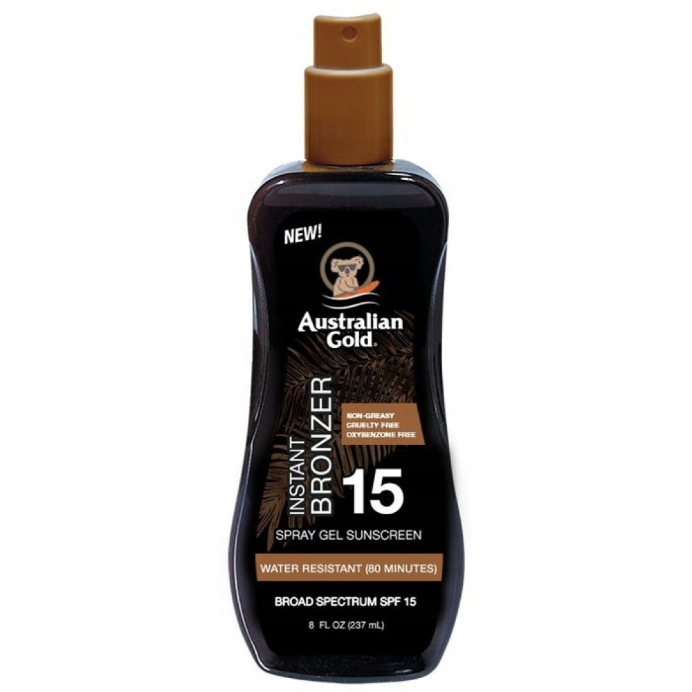 Australian Gold SPF 15 Bronzer Spray Gel 237ml