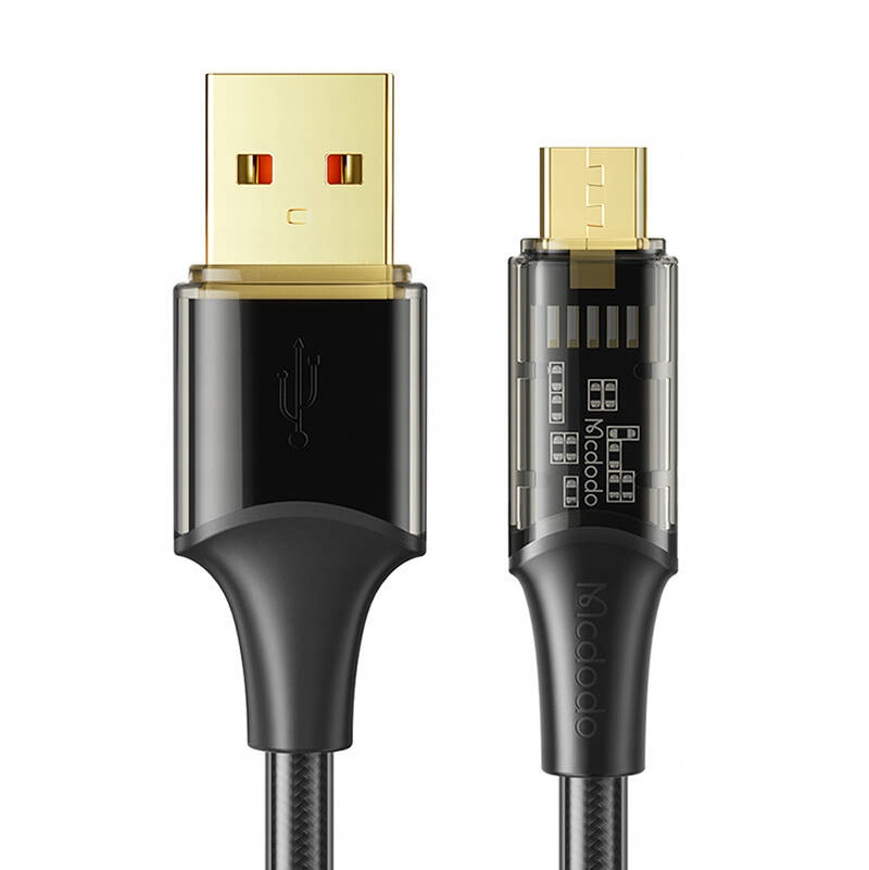 Kabel Mcdodo CA-2100 USB-A / microUSB, QC4, 3A, 1.2m (czarny)