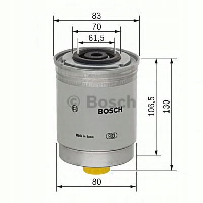 Filtr paliwa Bosch 1457434103 CITRO SAXO