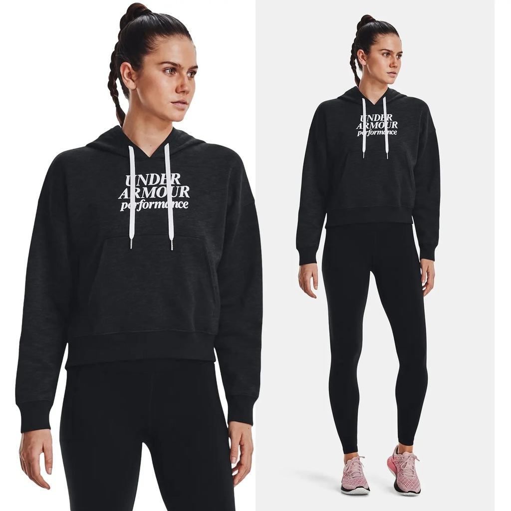 BLUZA DAMSKA UNDER ARMOUR Z KAPTUREM SPORTOWA SZYBKOSCHNĄCA 1374107-001