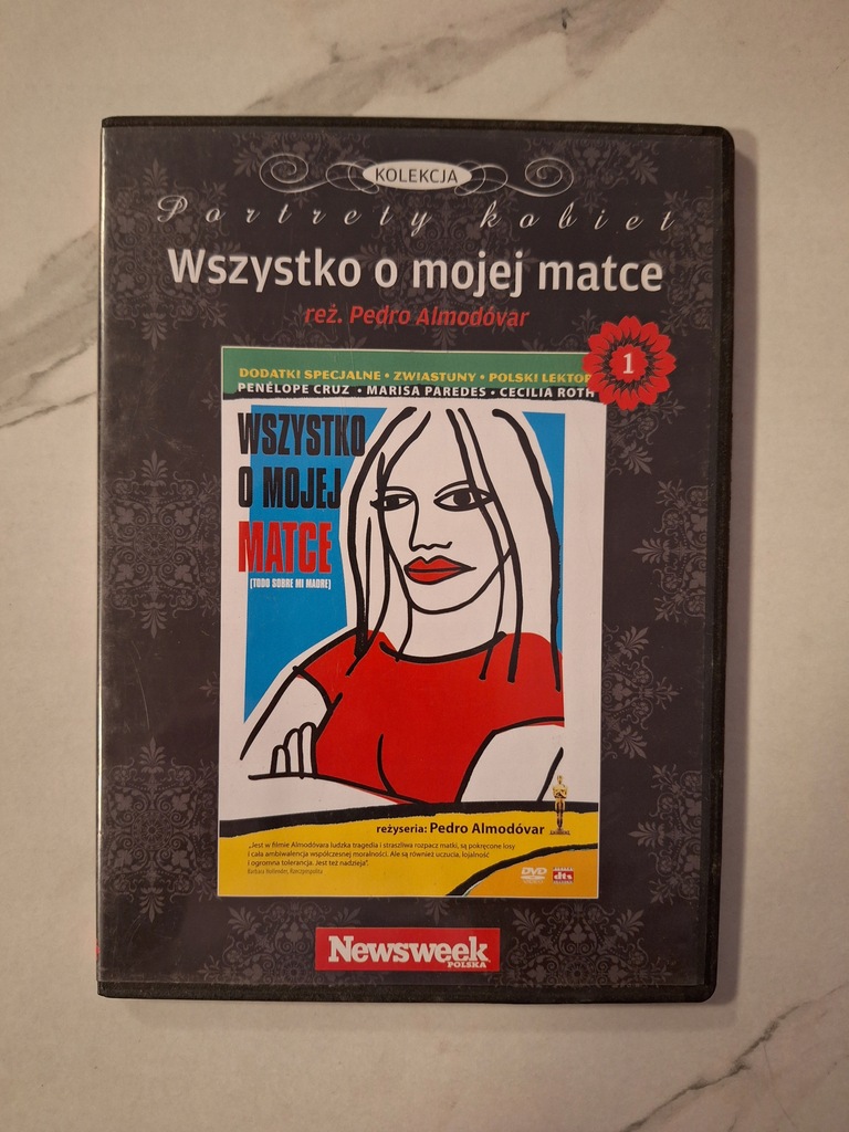 Film Wszystko o mojej matce płyta DVD