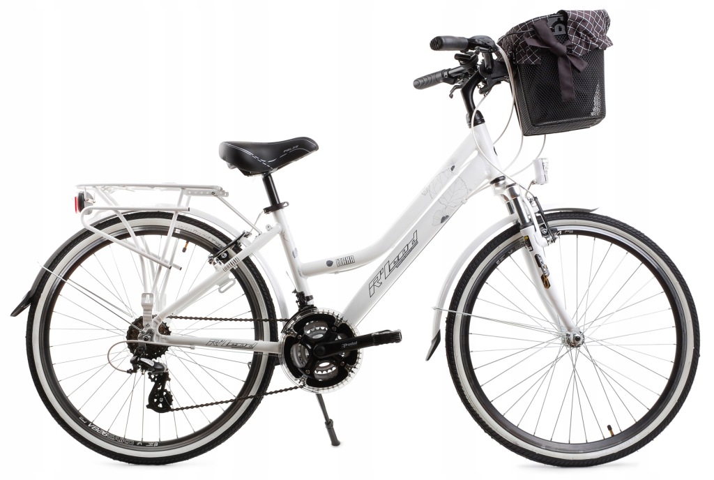 Damski Rower RLAND Itaka 26'' 21V 15 BIAŁY + KOSZ 8745919141