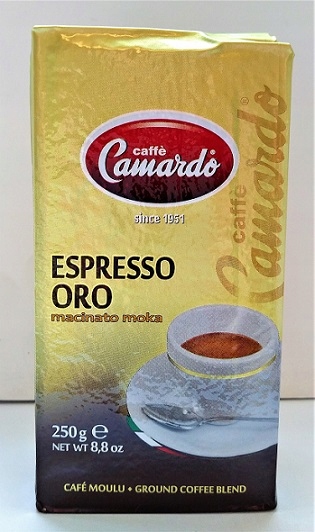 Kawa CAMARDO Oro Moka 90% arab. 250g Domowy cymes