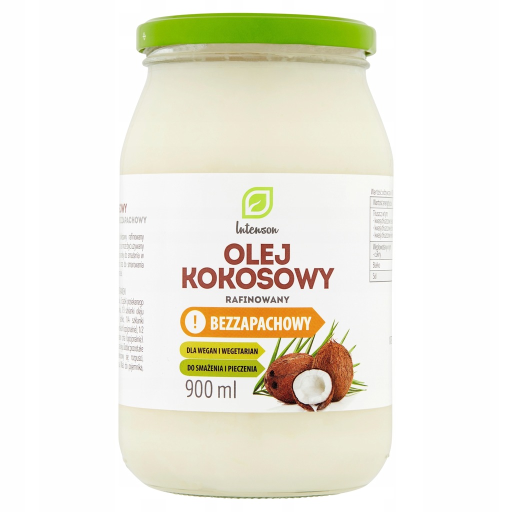 Intenson Olej Kokosowy Rafinowany 900 ml