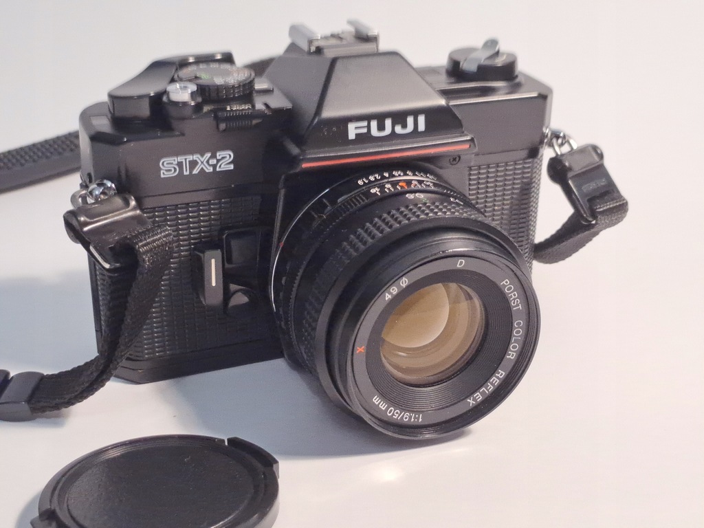 Aparat FUJI STX-2 z obiektywem PORST 50 1.9